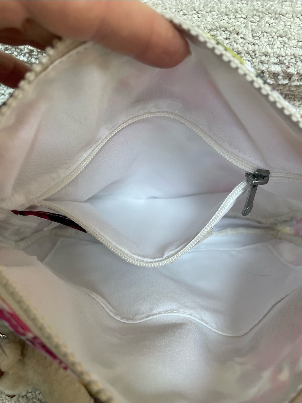 Kipling Sebastian Blushing Posies Floral Crossbody Adjustable Strap Bag Purse - Picture 9 of 15